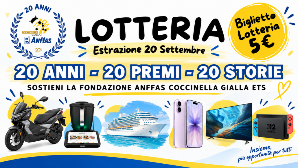 Lotteria 20 anni 20 storie 20 premi - estrazione 20 settembre
